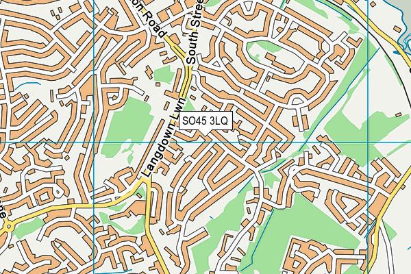 SO45 3LQ map - OS VectorMap District (Ordnance Survey) SO45 3LQ map - OS VectorMap District (Ordnance Survey)