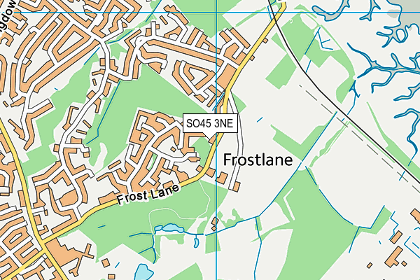 SO45 3NE map - OS VectorMap District (Ordnance Survey) SO45 3NE map - OS VectorMap District (Ordnance Survey)