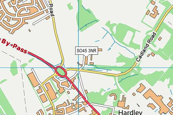 SO45 3NR map - OS VectorMap District (Ordnance Survey) SO45 3NR map - OS VectorMap District (Ordnance Survey)