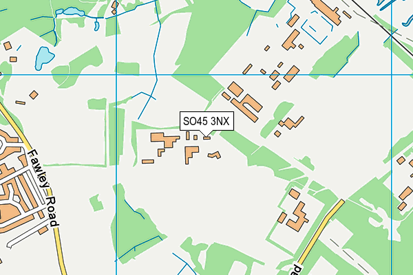 SO45 3NX map - OS VectorMap District (Ordnance Survey) SO45 3NX map - OS VectorMap District (Ordnance Survey)