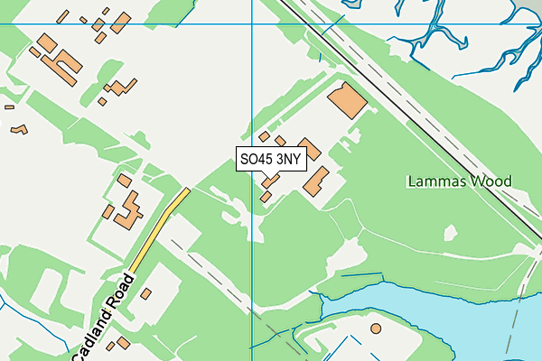 SO45 3NY map - OS VectorMap District (Ordnance Survey) SO45 3NY map - OS VectorMap District (Ordnance Survey)
