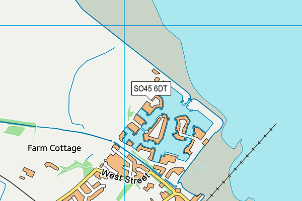 SO45 6DT map - OS VectorMap District (Ordnance Survey) SO45 6DT map - OS VectorMap District (Ordnance Survey)