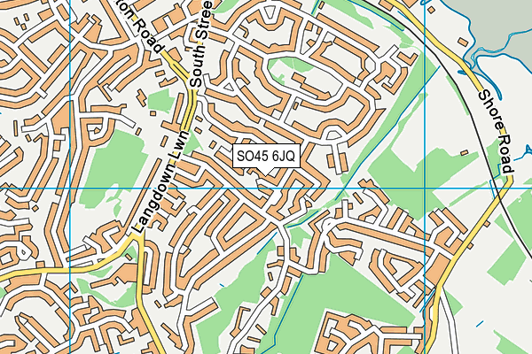 SO45 6JQ map - OS VectorMap District (Ordnance Survey) SO45 6JQ map - OS VectorMap District (Ordnance Survey)