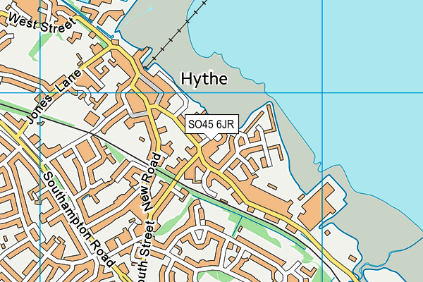 SO45 6JR map - OS VectorMap District (Ordnance Survey) SO45 6JR map - OS VectorMap District (Ordnance Survey)