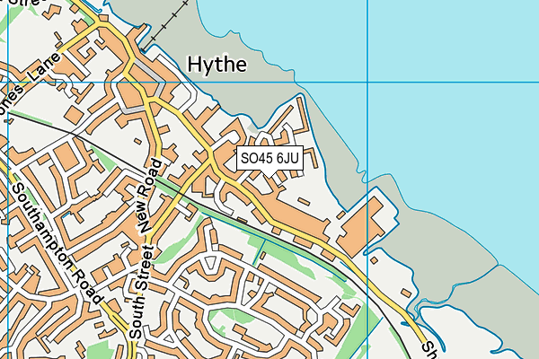 SO45 6JU map - OS VectorMap District (Ordnance Survey) SO45 6JU map - OS VectorMap District (Ordnance Survey)