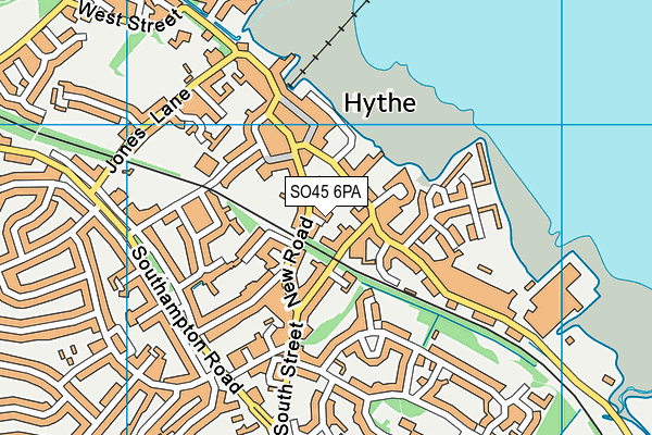 SO45 6PA map - OS VectorMap District (Ordnance Survey) SO45 6PA map - OS VectorMap District (Ordnance Survey)
