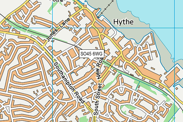 SO45 6WG map - OS VectorMap District (Ordnance Survey) SO45 6WG map - OS VectorMap District (Ordnance Survey)