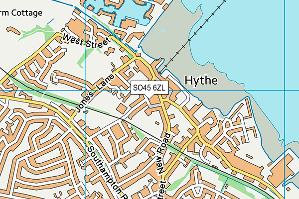 SO45 6ZL map - OS VectorMap District (Ordnance Survey) SO45 6ZL map - OS VectorMap District (Ordnance Survey)
