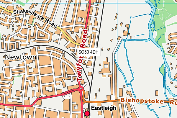 SO50 4DH map - OS VectorMap District (Ordnance Survey) SO50 4DH map - OS VectorMap District (Ordnance Survey)
