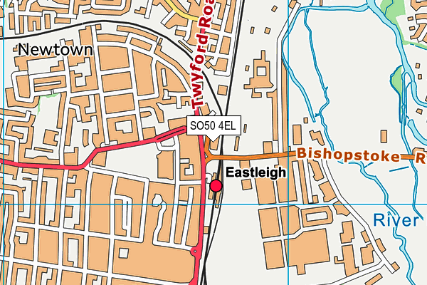 SO50 4EL map - OS VectorMap District (Ordnance Survey) SO50 4EL map - OS VectorMap District (Ordnance Survey)