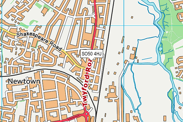 SO50 4HJ map - OS VectorMap District (Ordnance Survey) SO50 4HJ map - OS VectorMap District (Ordnance Survey)