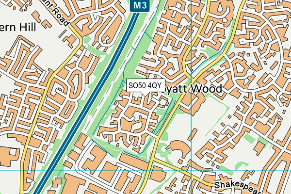 SO50 4QY map - OS VectorMap District (Ordnance Survey) SO50 4QY map - OS VectorMap District (Ordnance Survey)