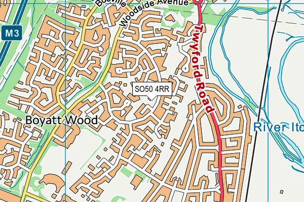 SO50 4RR map - OS VectorMap District (Ordnance Survey) SO50 4RR map - OS VectorMap District (Ordnance Survey)