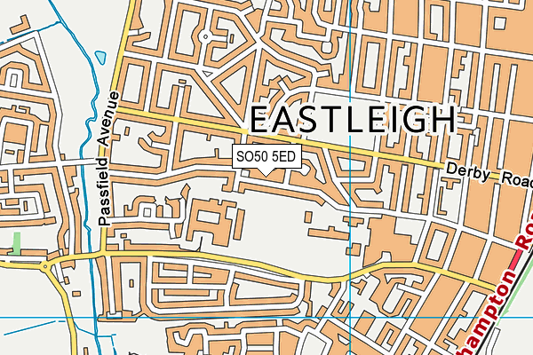 SO50 5ED map - OS VectorMap District (Ordnance Survey) SO50 5ED map - OS VectorMap District (Ordnance Survey)