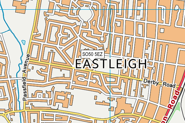 SO50 5EZ map - OS VectorMap District (Ordnance Survey) SO50 5EZ map - OS VectorMap District (Ordnance Survey)