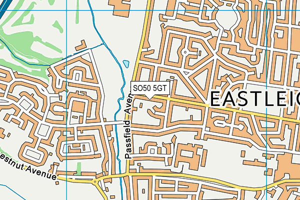 SO50 5GT map - OS VectorMap District (Ordnance Survey) SO50 5GT map - OS VectorMap District (Ordnance Survey)