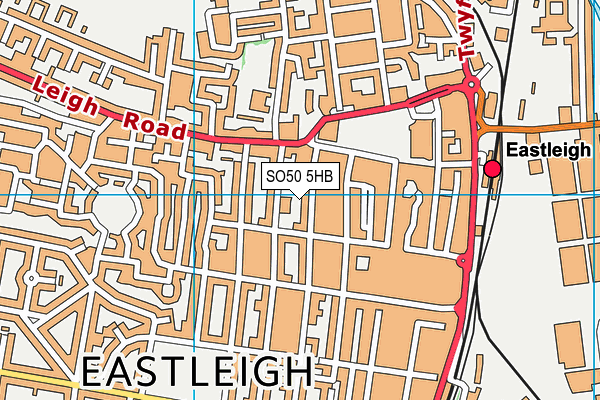 SO50 5HB map - OS VectorMap District (Ordnance Survey) SO50 5HB map - OS VectorMap District (Ordnance Survey)