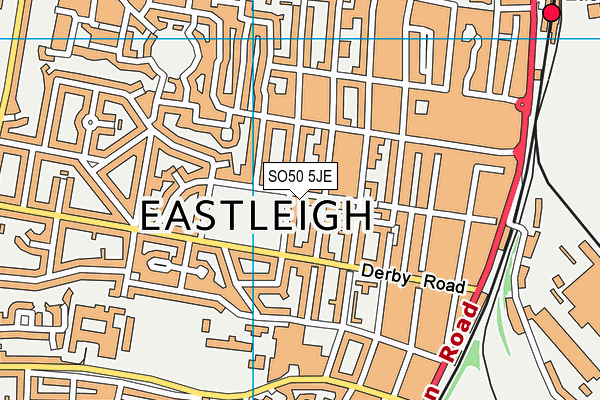 SO50 5JE map - OS VectorMap District (Ordnance Survey) SO50 5JE map - OS VectorMap District (Ordnance Survey)