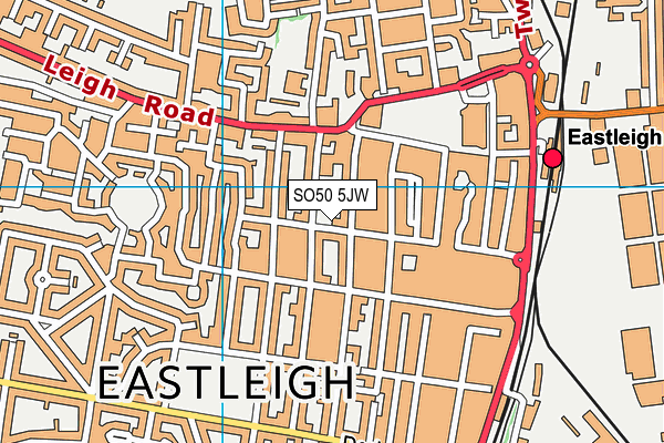 SO50 5JW map - OS VectorMap District (Ordnance Survey) SO50 5JW map - OS VectorMap District (Ordnance Survey)
