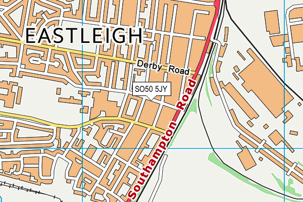 SO50 5JY map - OS VectorMap District (Ordnance Survey) SO50 5JY map - OS VectorMap District (Ordnance Survey)