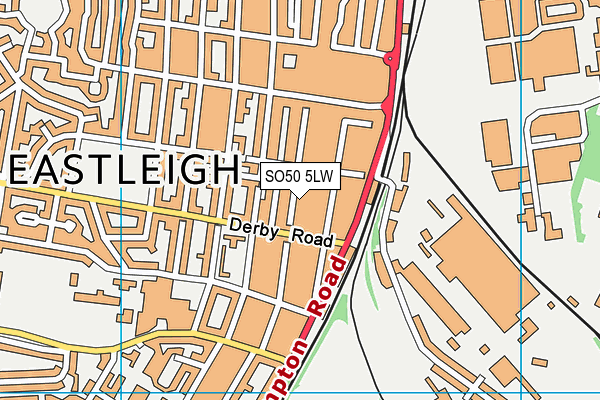 SO50 5LW map - OS VectorMap District (Ordnance Survey) SO50 5LW map - OS VectorMap District (Ordnance Survey)