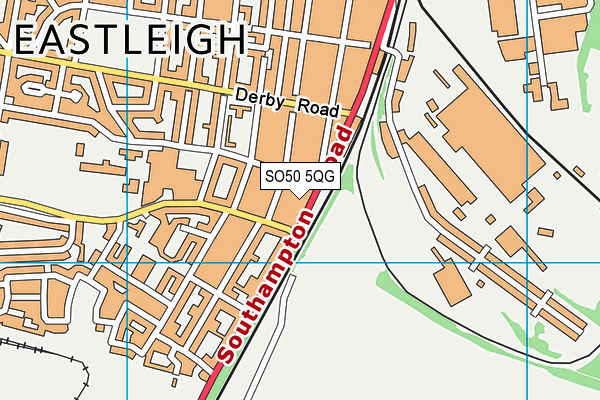 SO50 5QG map - OS VectorMap District (Ordnance Survey) SO50 5QG map - OS VectorMap District (Ordnance Survey)