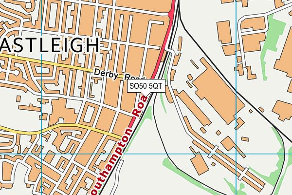 SO50 5QT map - OS VectorMap District (Ordnance Survey) SO50 5QT map - OS VectorMap District (Ordnance Survey)