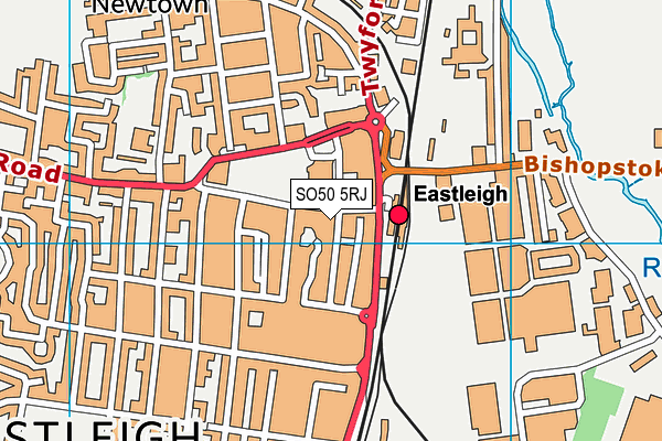 SO50 5RJ map - OS VectorMap District (Ordnance Survey) SO50 5RJ map - OS VectorMap District (Ordnance Survey)