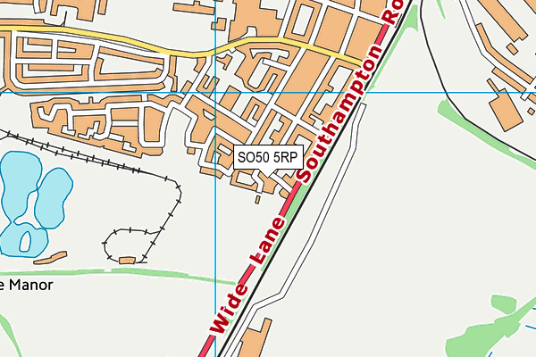 SO50 5RP map - OS VectorMap District (Ordnance Survey) SO50 5RP map - OS VectorMap District (Ordnance Survey)