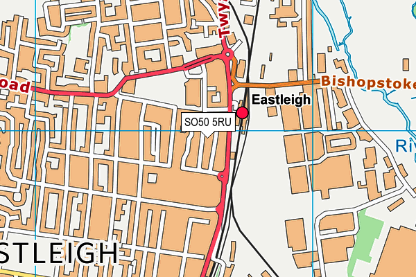 SO50 5RU map - OS VectorMap District (Ordnance Survey) SO50 5RU map - OS VectorMap District (Ordnance Survey)