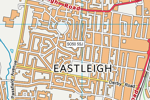 SO50 5SJ map - OS VectorMap District (Ordnance Survey) SO50 5SJ map - OS VectorMap District (Ordnance Survey)