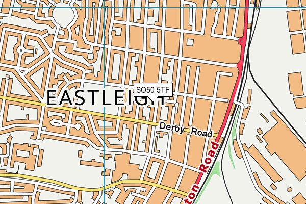 SO50 5TF map - OS VectorMap District (Ordnance Survey) SO50 5TF map - OS VectorMap District (Ordnance Survey)