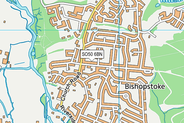 SO50 6BN map - OS VectorMap District (Ordnance Survey) SO50 6BN map - OS VectorMap District (Ordnance Survey)