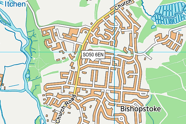 SO50 6EN map - OS VectorMap District (Ordnance Survey) SO50 6EN map - OS VectorMap District (Ordnance Survey)