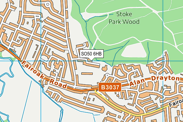 SO50 6HB map - OS VectorMap District (Ordnance Survey) SO50 6HB map - OS VectorMap District (Ordnance Survey)