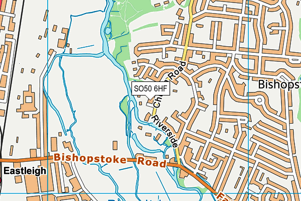 SO50 6HF map - OS VectorMap District (Ordnance Survey) SO50 6HF map - OS VectorMap District (Ordnance Survey)