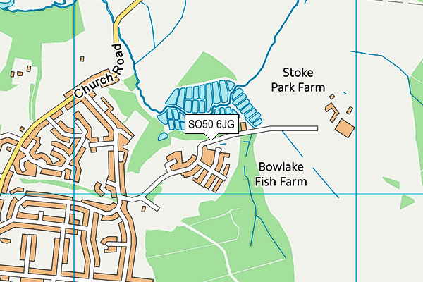 SO50 6JG map - OS VectorMap District (Ordnance Survey) SO50 6JG map - OS VectorMap District (Ordnance Survey)