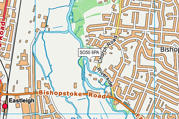 SO50 6PA map - OS VectorMap District (Ordnance Survey) SO50 6PA map - OS VectorMap District (Ordnance Survey)