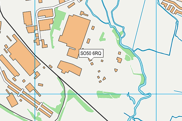 SO50 6RQ map - OS VectorMap District (Ordnance Survey) SO50 6RQ map - OS VectorMap District (Ordnance Survey)