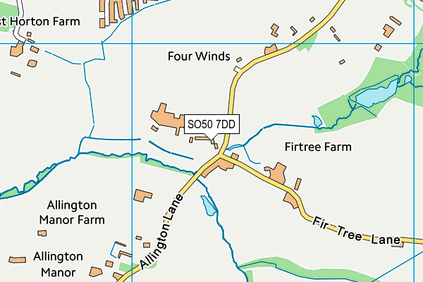 SO50 7DD map - OS VectorMap District (Ordnance Survey) SO50 7DD map - OS VectorMap District (Ordnance Survey)