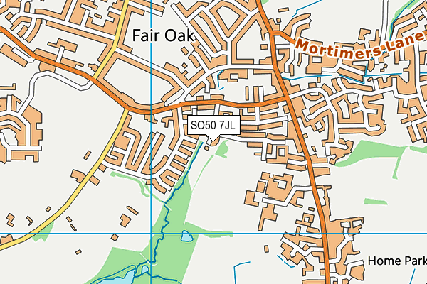 SO50 7JL map - OS VectorMap District (Ordnance Survey) SO50 7JL map - OS VectorMap District (Ordnance Survey)