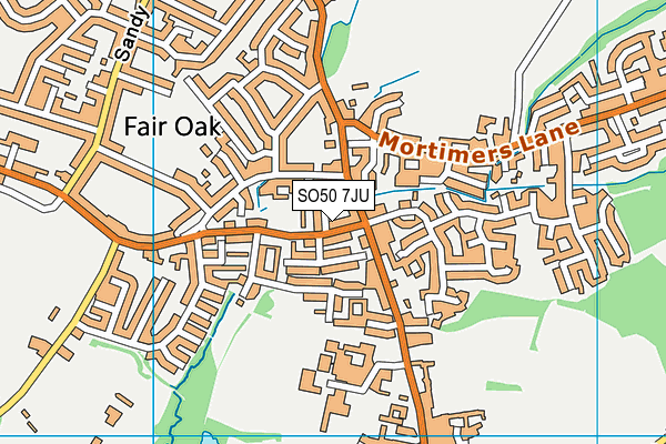 SO50 7JU map - OS VectorMap District (Ordnance Survey) SO50 7JU map - OS VectorMap District (Ordnance Survey)