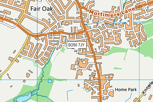 SO50 7JY map - OS VectorMap District (Ordnance Survey) SO50 7JY map - OS VectorMap District (Ordnance Survey)