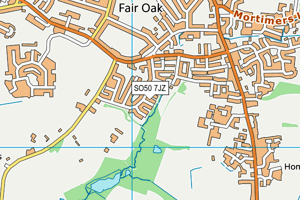SO50 7JZ map - OS VectorMap District (Ordnance Survey) SO50 7JZ map - OS VectorMap District (Ordnance Survey)
