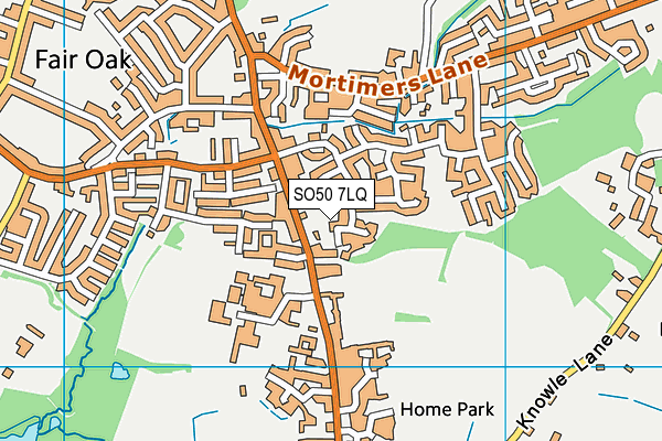 SO50 7LQ map - OS VectorMap District (Ordnance Survey) SO50 7LQ map - OS VectorMap District (Ordnance Survey)