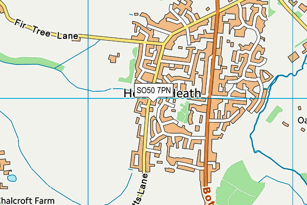 SO50 7PN map - OS VectorMap District (Ordnance Survey) SO50 7PN map - OS VectorMap District (Ordnance Survey)
