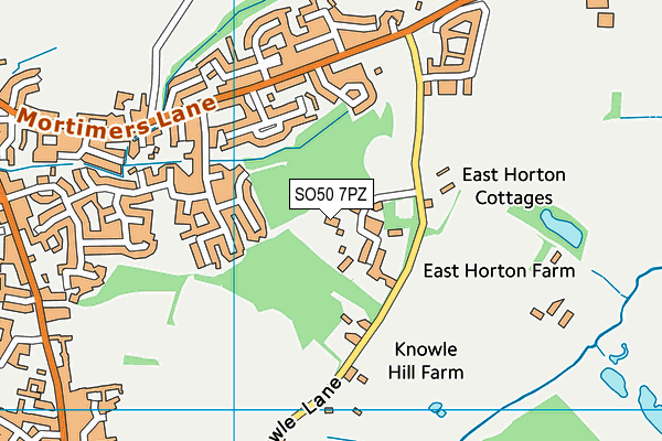 SO50 7PZ map - OS VectorMap District (Ordnance Survey) SO50 7PZ map - OS VectorMap District (Ordnance Survey)