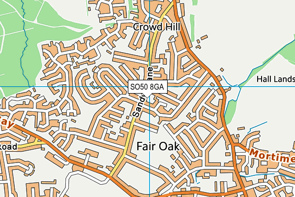 SO50 8GA map - OS VectorMap District (Ordnance Survey) SO50 8GA map - OS VectorMap District (Ordnance Survey)