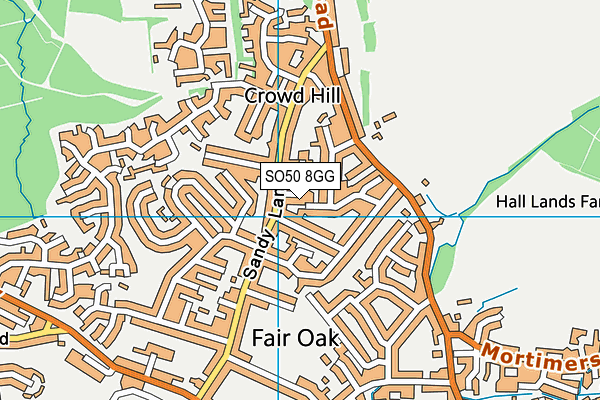 SO50 8GG map - OS VectorMap District (Ordnance Survey) SO50 8GG map - OS VectorMap District (Ordnance Survey)