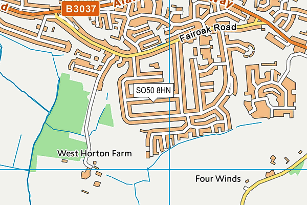 SO50 8HN map - OS VectorMap District (Ordnance Survey) SO50 8HN map - OS VectorMap District (Ordnance Survey)